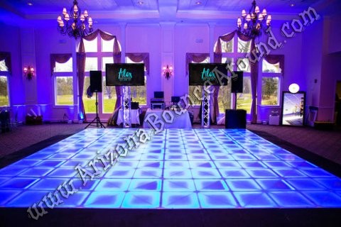 Light up dance floors for rent in AZ